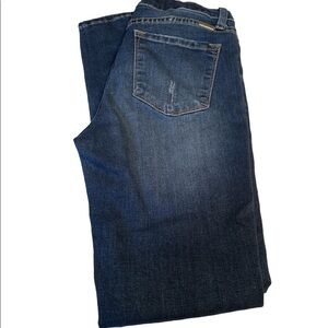 KanCan jeans mid rise skinny button/zip closure 5 pockets dark wash Size 27